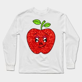 FUNNY Red Delicious Apple Long Sleeve T-Shirt